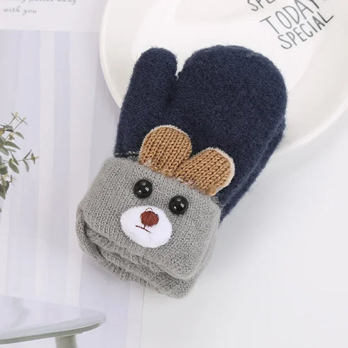 Cute Cartoon Bear Baby Gloves