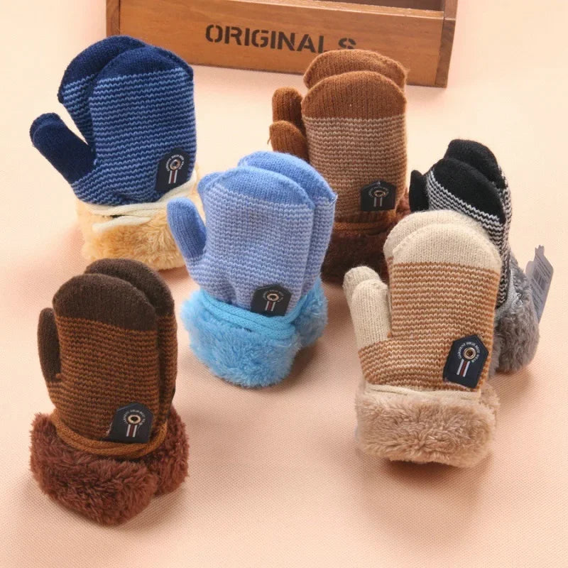 Baby Winter Knitted Gloves