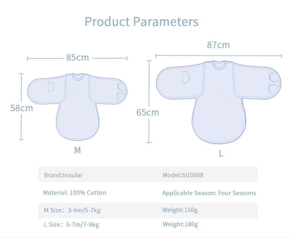 Raised Hand Anti-shock Swaddle