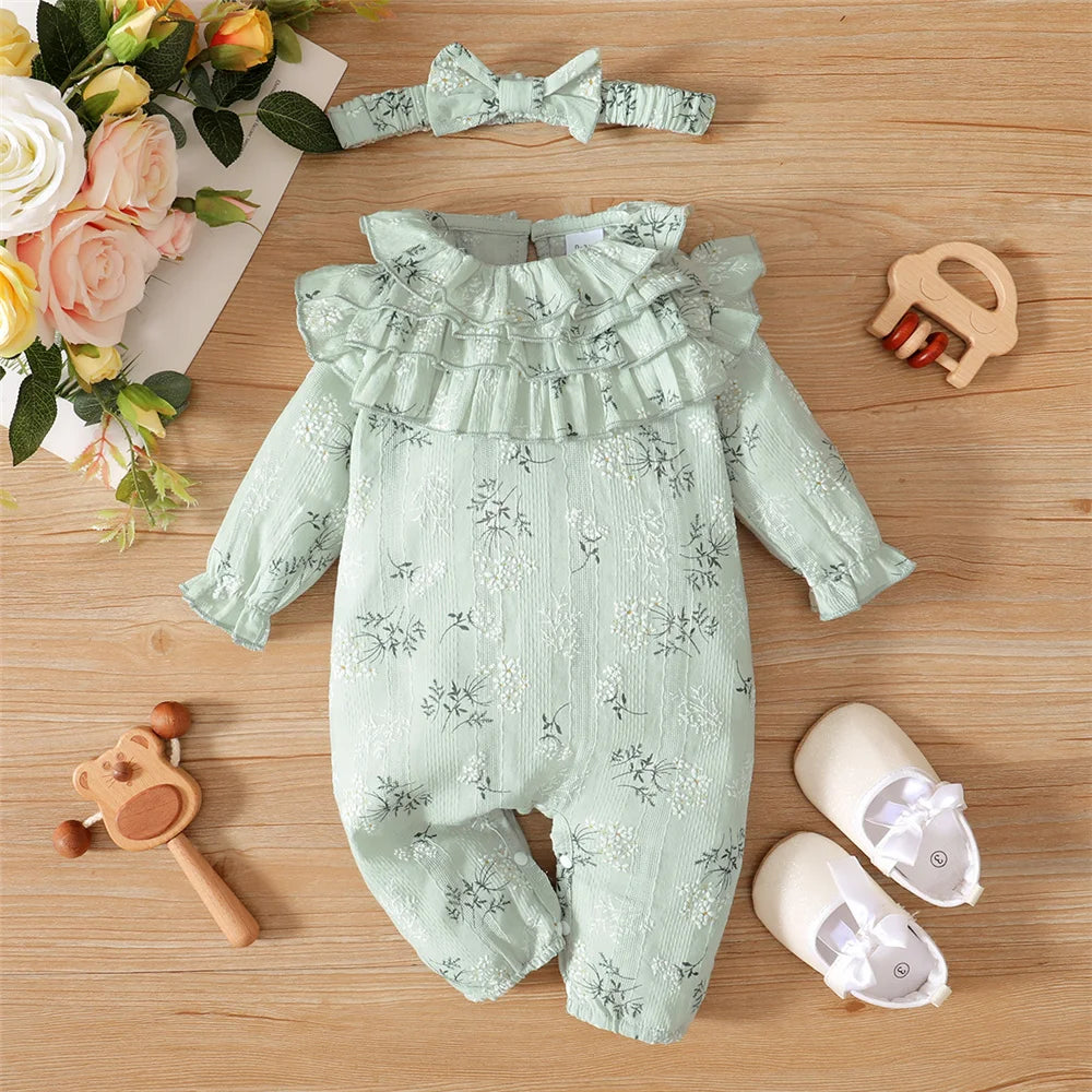 Newborn Spring and Autumn Bodysuit