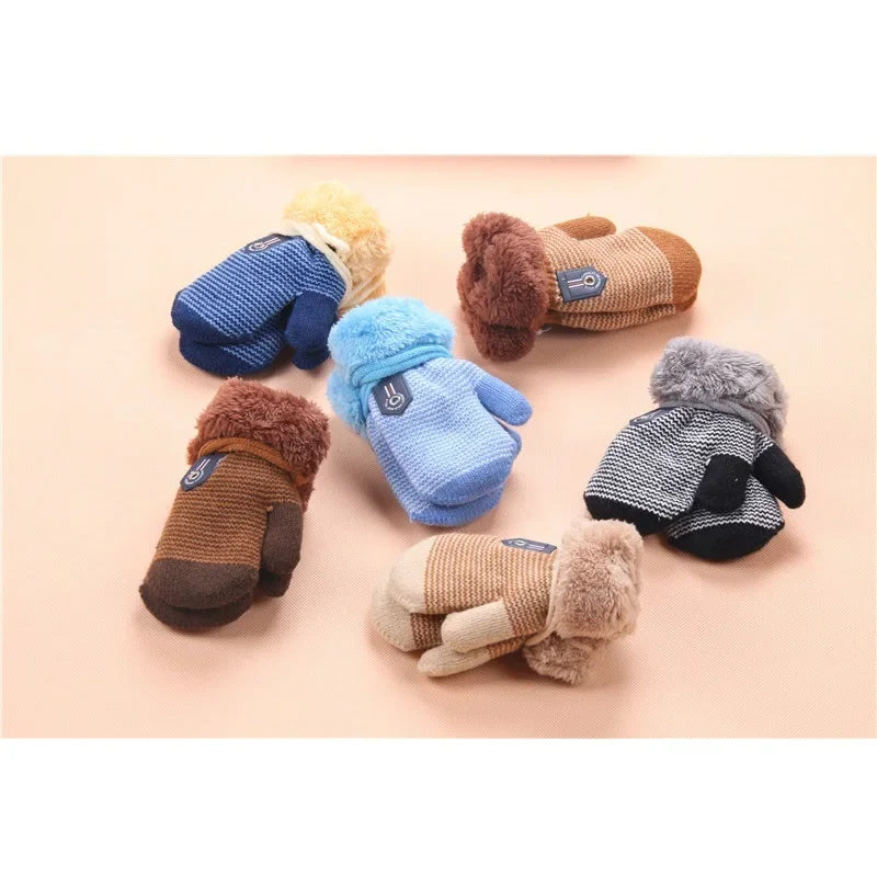 Baby Winter Knitted Gloves