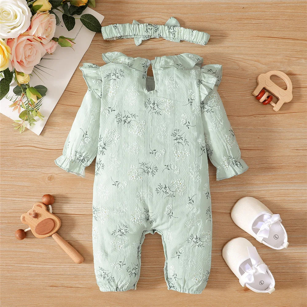 Newborn Spring and Autumn Bodysuit