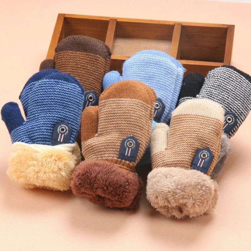 Baby Winter Knitted Gloves