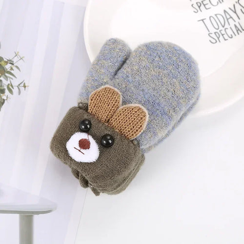 Cute Cartoon Bear Baby Gloves