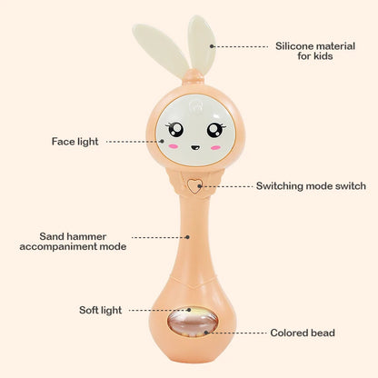 Baby Music Teether Rattle Toy