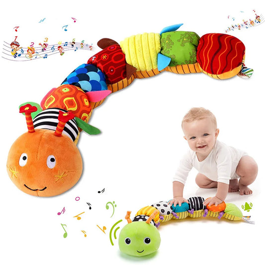 Baby Rattle Musical Caterpillar Plush Toys