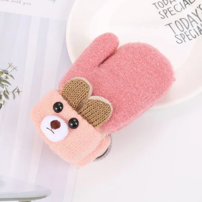 Cute Cartoon Bear Baby Gloves