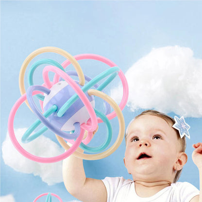 Baby Manhattan Grab Ball Sensory Teether And Rattle Toy