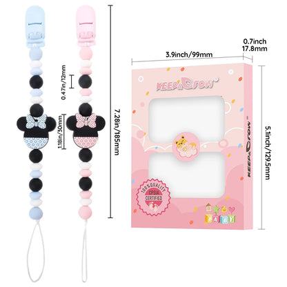 Baby Silicone Pacifier Clip