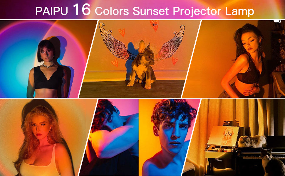 16 Colors Sunset Projection Lamp Sunset