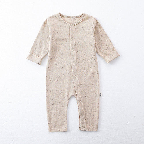 Baby Simple Long Sleeves Onesie/Romper And Hat