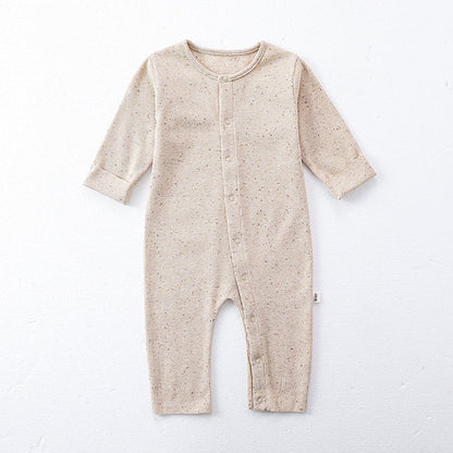 Baby Simple Long Sleeves Onesie/Romper And Hat